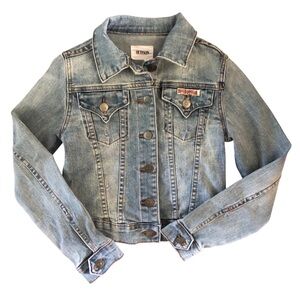 C Hudson Denim Blue Long Sleeve Girls Jacket Size Small